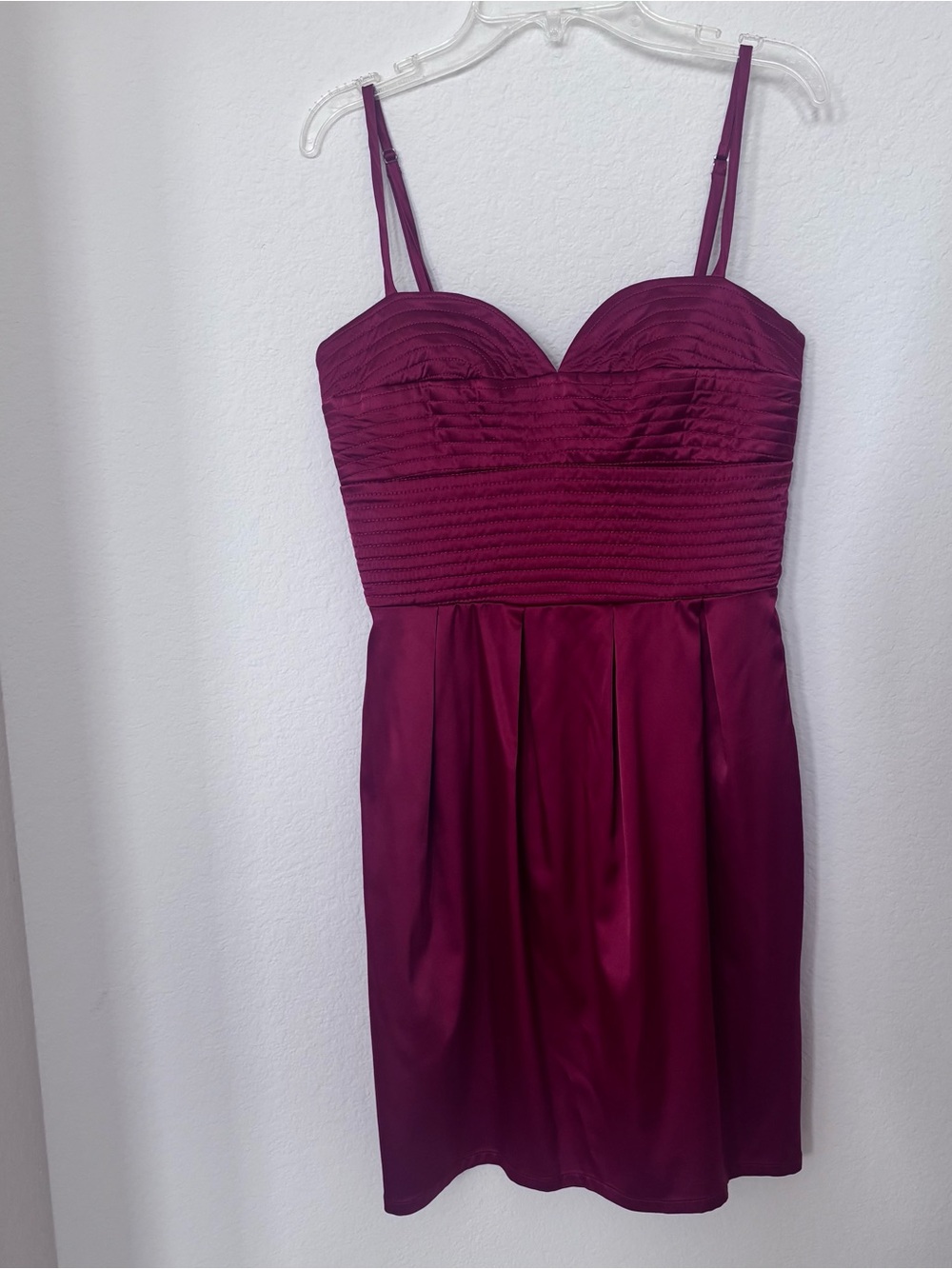 Rubber Ducky Productions, Inc. Strapless Sweetheart Mini Dress in Rust